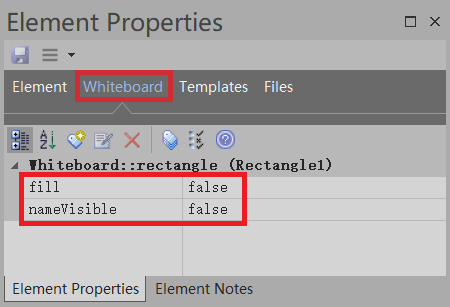 EA 白板图形状属性